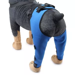 Ochranný obal na nohu pro psy - velikost XS (modrý) TopTechnology Ochranný obal na nohu pro psy - velikost XS (modrý) TopTechnology