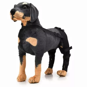 Ochranný obal na nohu psa po operaci - Velikost XS (černý) TopTechnology Ochranný obal na nohu psa po operaci - Velikost XS (černý) TopTechnology