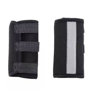 Ochranný obvaz na koleno pro psy - Pooperační kryt, Velikost: M (Černé odrazy) TopTechnology Ochranný obvaz na koleno pro psy - Pooperační kryt, Velikost: M (Černé odrazy) TopTechnology