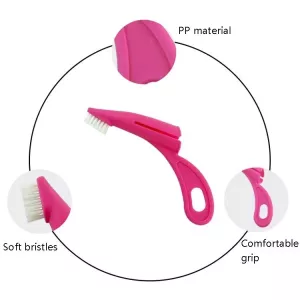 Pet Finger Toothbrush - Ústní čisticí nástroj pro kočky a psy (Růžová) TopTechnology Pet Finger Toothbrush - Ústní čisticí nástroj pro kočky a psy (Růžová) TopTechnology
