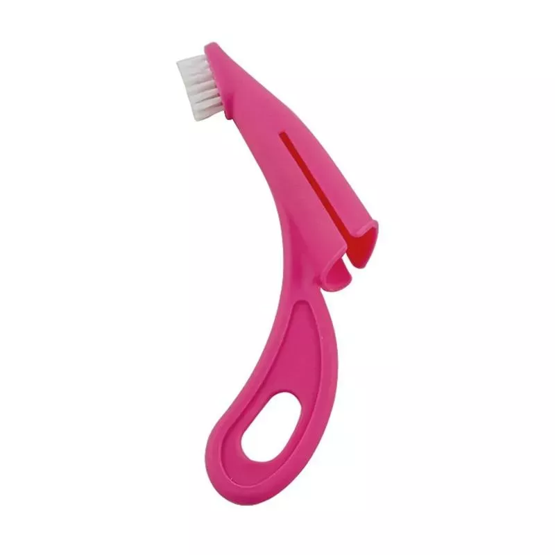 Pet Finger Toothbrush - Ústní čisticí nástroj pro kočky a psy (Růžová) TopTechnology