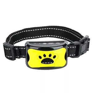 Rechargeable Waterproof Intelligent Identification Automatic Lock Bark Stop (Lemon Yellow) TopTechnology Rechargeable Waterproof Intelligent Identification Automatic Lock Bark Stop (Lemon Yellow) TopTechnology