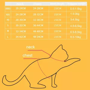 TM050 Hrudní popruh pro domácí zvířata, prodyšný, reflexní, vodící lano L (modro-růžový) TopTechnology