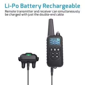 Bark Stopper Pet Supplies Obojek s Dálkovým Ovládáním pro Výcvik Psů, Styl: 880-1 Zelený TopTechnology