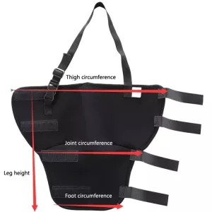 HJ19 Ochranný obvaz na nohy pro domácí zvířata - velikost M (modrý pravý zadní) TopTechnology HJ19 Ochranný obvaz na nohy pro domácí zvířata - velikost M (modrý pravý zadní) TopTechnology