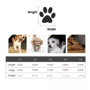 JML Psí sportovní boty neklouzavé, odolné a pohodlné, velikost: 1 (červená) TopTechnology