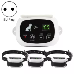 KD-661 500m Bezdrátový elektrický obojek pro psy - pro tři psy (EU zástrčka)