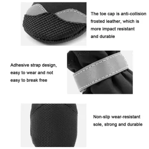 Nepromokavé psí sněhové boty, vel. 7 (oranžové) - neklouzavé a odolné TopTechnology