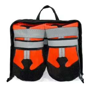 Odolné neklouzavé a voděodolné boty pro psy střední a velké (S oranžové) TopTechnology Odolné neklouzavé a voděodolné boty pro psy střední a velké (S oranžové) TopTechnology