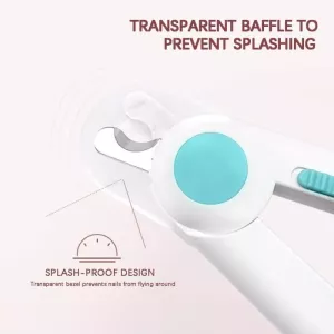 Zastřihovač nehtů pro kočky a psy s LED světlem (modrý) TopTechnology Zastřihovač nehtů pro kočky a psy s LED světlem (modrý) TopTechnology