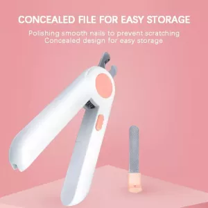 Zastřihovače nehtů pro psy a kočky s LED světlem (Růžové) TopTechnology Zastřihovače nehtů pro psy a kočky s LED světlem (Růžové) TopTechnology