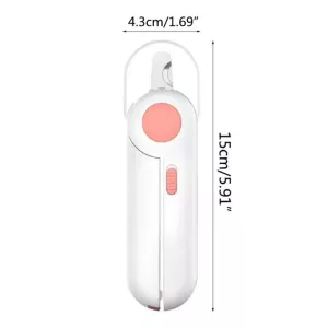 Zastřihovače nehtů pro psy a kočky s LED světlem (Růžové) TopTechnology Zastřihovače nehtů pro psy a kočky s LED světlem (Růžové) TopTechnology