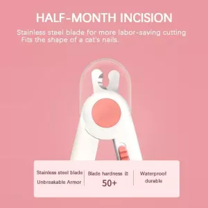 Zastřihovače nehtů pro psy a kočky s LED světlem (Růžové) TopTechnology Zastřihovače nehtů pro psy a kočky s LED světlem (Růžové) TopTechnology