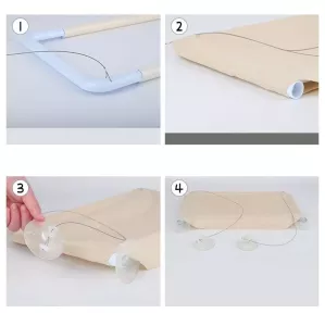 Domácí houpací síť pro kočky s přísavkami - Khaki TopTechnology Domácí houpací síť pro kočky s přísavkami - Khaki TopTechnology