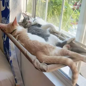 Houpací síť pro kočky na okno s přísavkami (modrá) TopTechnology Houpací síť pro kočky na okno s přísavkami (modrá) TopTechnology