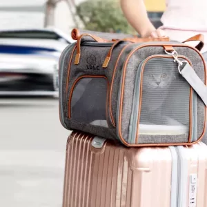 LDLC QS-012 Taška pro domácí zvířata - přenosná a skládací (Žlutá zázvorová) TopTechnology LDLC QS-012 Taška pro domácí zvířata - přenosná a skládací (Žlutá zázvorová) TopTechnology