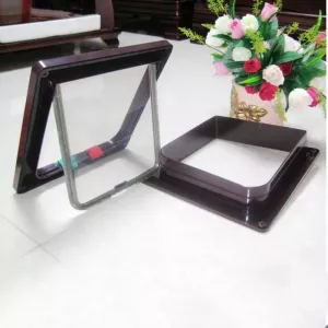 Pet Door 4 Ways Lockable Security Flap Door pro psi a kočky, Velikost:M (Bílá) TopTechnology