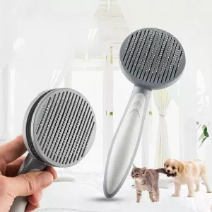 Pet Self-Cleaning Comb - Hřeben pro kočky a psy (Barva Sakura) TopTechnology Pet Self-Cleaning Comb - Hřeben pro kočky a psy (Barva Sakura) TopTechnology