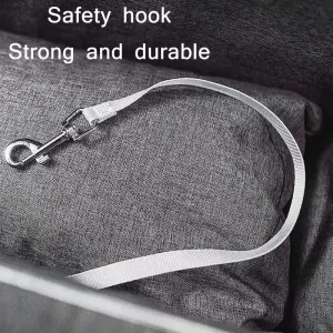 Přenosný pelíšek pro domácí zvířata s ovládacím sedadlem, šedý (42x20x22cm) TopTechnology Přenosný pelíšek pro domácí zvířata s ovládacím sedadlem, šedý (42x20x22cm) TopTechnology