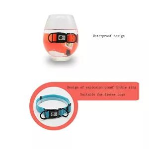 Voděodolný nastavitelný obojek pro psy z PVC, vhodný pro divoké psy, velikost: L, obvod krku: 39-63 cm (černý) TopTechnology Voděodolný nastavitelný obojek pro psy z PVC, vhodný pro divoké psy, velikost: L, obvod krku: 39-63 cm (černý) TopTechnology