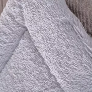 Dvoustranná podložka pro domácí zvířata - Teplý psí pelíšek, velikost M (krátký plyš, růžový)