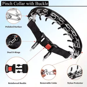 Odnímatelný tréninkový obojek pro psy s metalovou stimulací - Velikost L 3.5mm x 55cm