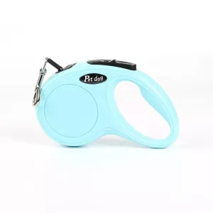 Automatické zatahovací vodítko pro psy 5m (Světle modrá)