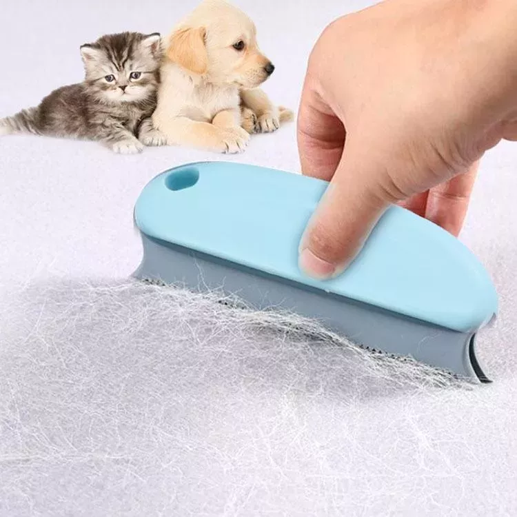 Multifunkční kartáč na čištění srsti pro domácí zvířata (Světlá modrá) TopTechnology
