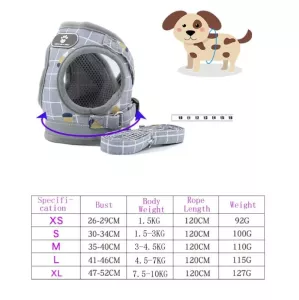 Reflexní a prodyšná vesta s vodítkem pro domácí mazlíčky, velikost: XL (Růžová kostka) TopTechnology Reflexní a prodyšná vesta s vodítkem pro domácí mazlíčky, velikost: XL (Růžová kostka) TopTechnology