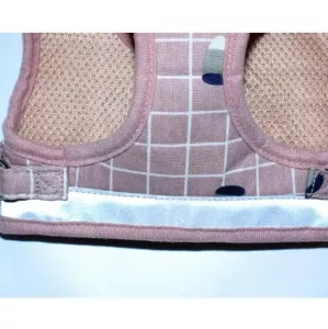 Reflexní a prodyšný popruh pro domácí zvířata, velikost S (Šedá kostka) TopTechnology Reflexní a prodyšný popruh pro domácí zvířata, velikost S (Šedá kostka) TopTechnology