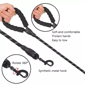 Reflexní vodítko pro psy 200 cm, šířka 1.2 cm (červené) TopTechnology Reflexní vodítko pro psy 200 cm, šířka 1.2 cm (červené) TopTechnology