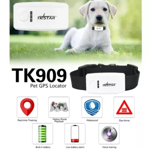 TK-909 GPS / GPRS / GSM Lokalizátor pro domácí mazlíčky - sledovací obojek v reálném čase TopTechnology TK-909 GPS / GPRS / GSM Lokalizátor pro domácí mazlíčky - sledovací obojek v reálném čase TopTechnology