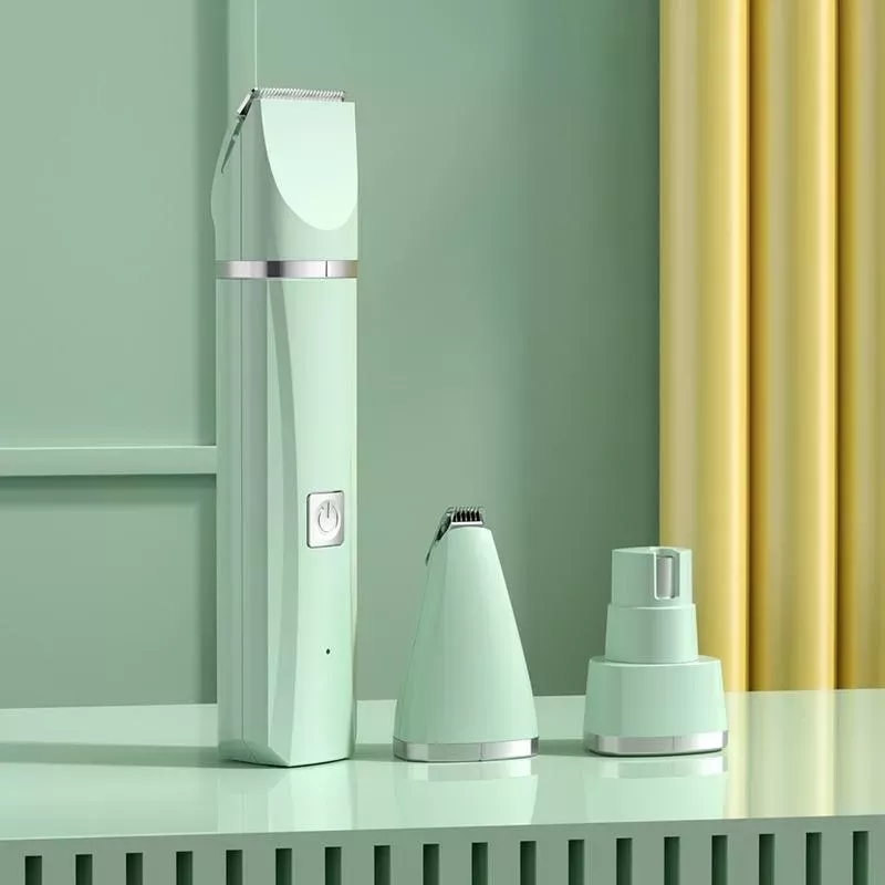 Elektrický stříhací strojek pro psy a kočky 3 v 1 zelený TopTechnology