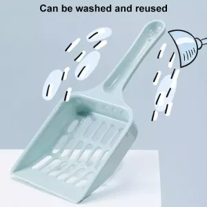 Kočičí lopatka na stelivo - malá, 19 cm, design z tofu (náhodná barva) TopTechnology Kočičí lopatka na stelivo - malá, 19 cm, design z tofu (náhodná barva) TopTechnology