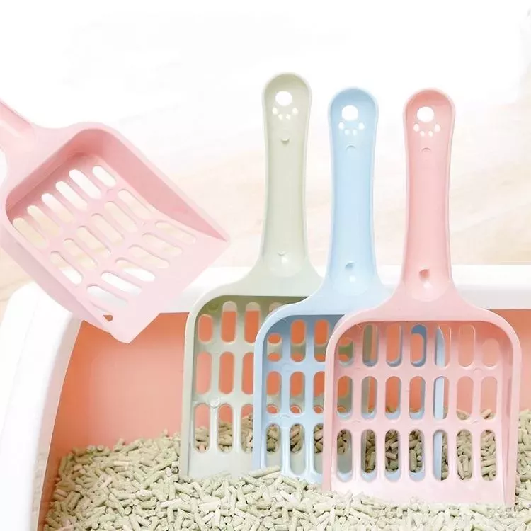 Kočičí lopatka na stelivo - malá, 19 cm, design z tofu (náhodná barva) TopTechnology