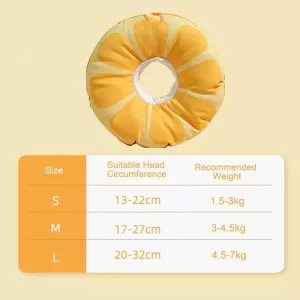 Obojek pro kočky Elizabeth, protilehací obojek pro koťata, velikost L (oranžový) TopTechnology Obojek pro kočky Elizabeth, protilehací obojek pro koťata, velikost L (oranžový) TopTechnology