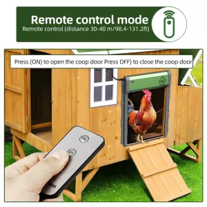 Solární Automatické Dveře do Kurníku se 4 Režimy a Dálkovým Ovládáním TopTechnology Solární Automatické Dveře do Kurníku se 4 Režimy a Dálkovým Ovládáním TopTechnology