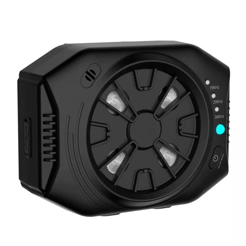 X1 Outdoor Ultrasonic Bark Stopper - Zařízení na školení psů (Černé) TopTechnology