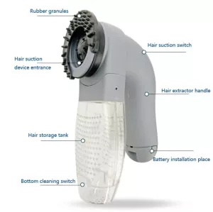 Elektrický vysavač na chlupy pro domácí zvířata s masážní funkcí TopTechnology Elektrický vysavač na chlupy pro domácí zvířata s masážní funkcí TopTechnology