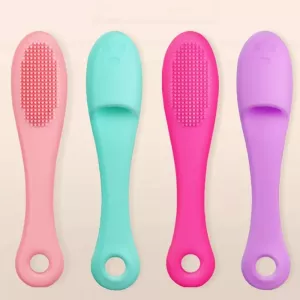 Hřebínek na čištění koček a psů - silikonový kartáč na čelist a zuby (zelený) TopTechnology Hřebínek na čištění koček a psů - silikonový kartáč na čelist a zuby (zelený) TopTechnology