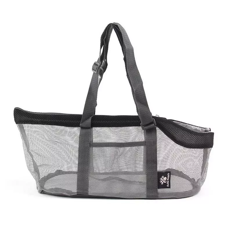 Pttie Baggie Panoramic Prodyšná Taška pro Psy (0901A Šedá + Černá) TopTechnology