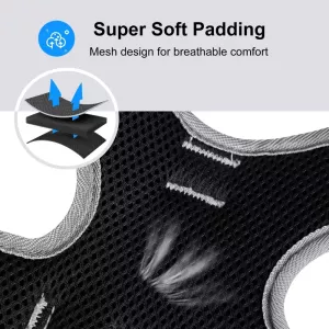 FunAdd Hrudní Popruh pro Psy s Reflexním Vodítkem - Velikost M (Šedý) TopTechnology