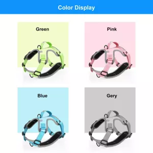 FunAdd Hrudní Popruh pro Psy s Reflexním Vodítkem - Velikost M (Šedý) TopTechnology