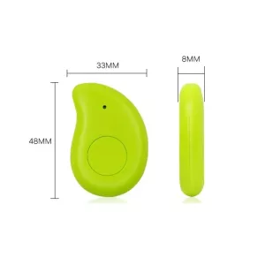 Mini GPS tracker pro domácí mazlíčky s baterií, voděodolný Bluetooth, sledovač klíčů a peněženky (Bílý) TopTechnology