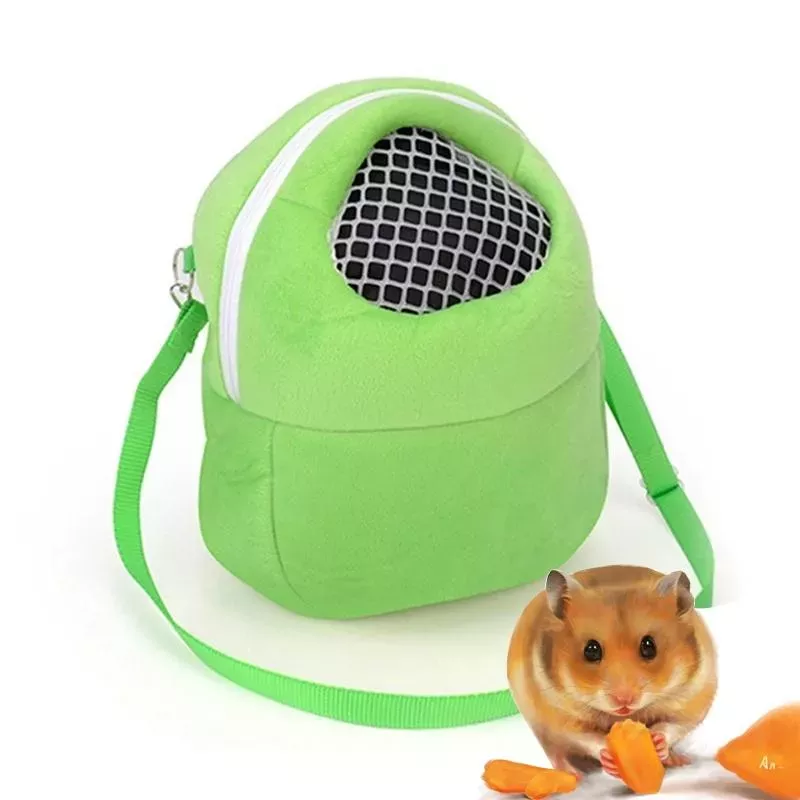 Pet Bag Malý přenosný vak na křečka, Pure Color, Velikost: S (Zelený) TopTechnology
