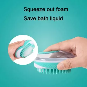 Pet Bath Brush - Masážní kartáč pro psy a kočky (Zelený) TopTechnology Pet Bath Brush - Masážní kartáč pro psy a kočky (Zelený) TopTechnology