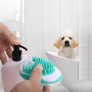 Pet Bath Brush - Masážní kartáč pro psy a kočky (Zelený) TopTechnology Pet Bath Brush - Masážní kartáč pro psy a kočky (Zelený) TopTechnology