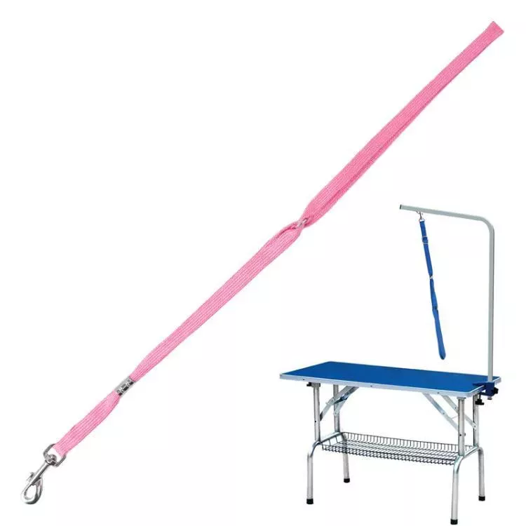 Pružné vodítko pro psy na koupací stůl, růžové TopTechnology