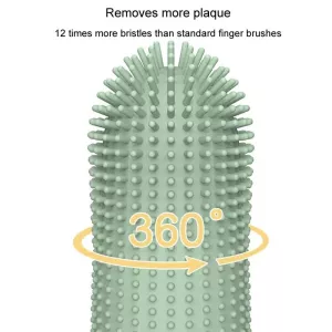 Silikonový zubní kartáček pro domácí mazlíčky - kočky a psy (modrý) TopTechnology Silikonový zubní kartáček pro domácí mazlíčky - kočky a psy (modrý) TopTechnology
