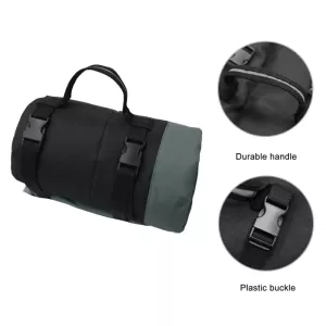 Skládací pet matrace do kempu 600D Oxford, voděodolná, šedá TopTechnology